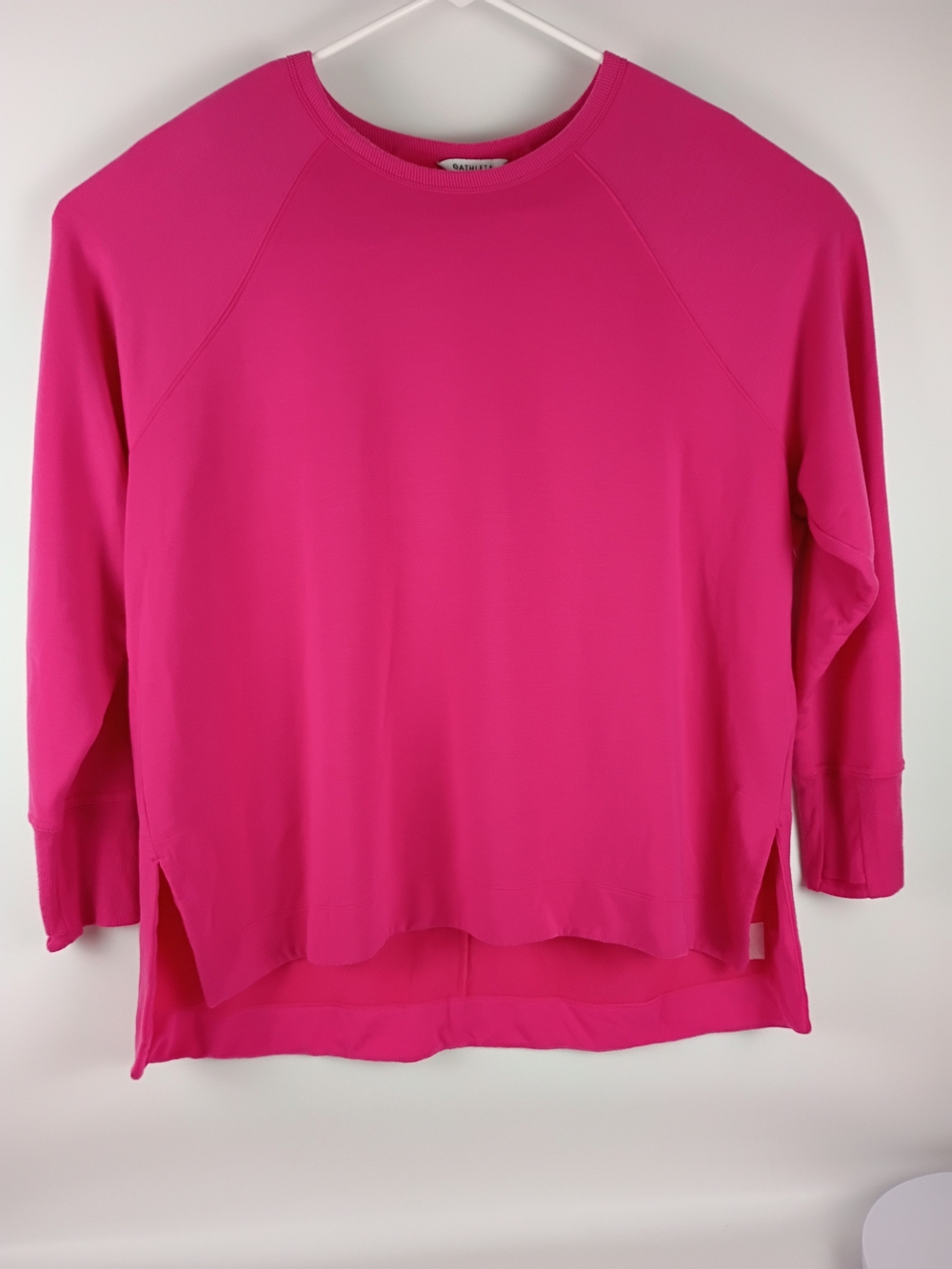 Athleta Relaxed Long-Sleeve Tunic Top - Purple